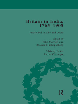 cover image of Britain in India, 1765-1905, Volume I